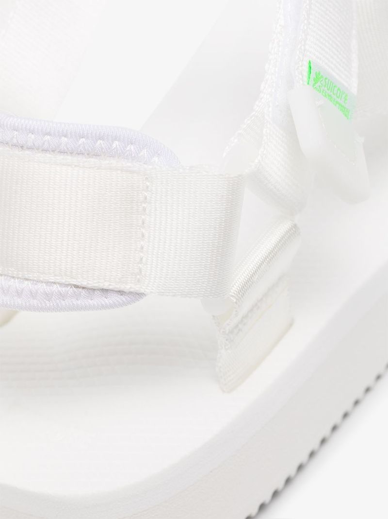 White Depa-cab Strap Sandals