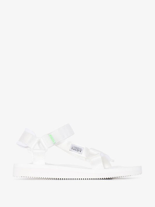 White Depa-cab Strap Sandals
