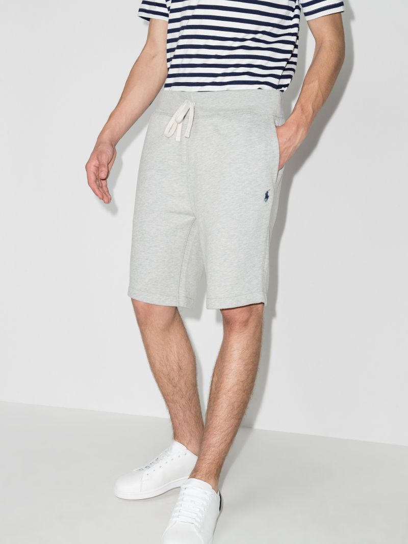 Embroidered Logo Track Shorts