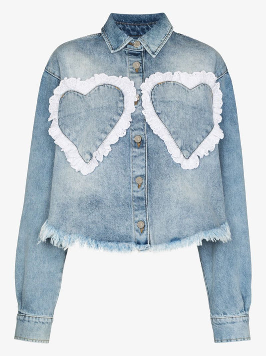 Heart Pocket Denim Shirt