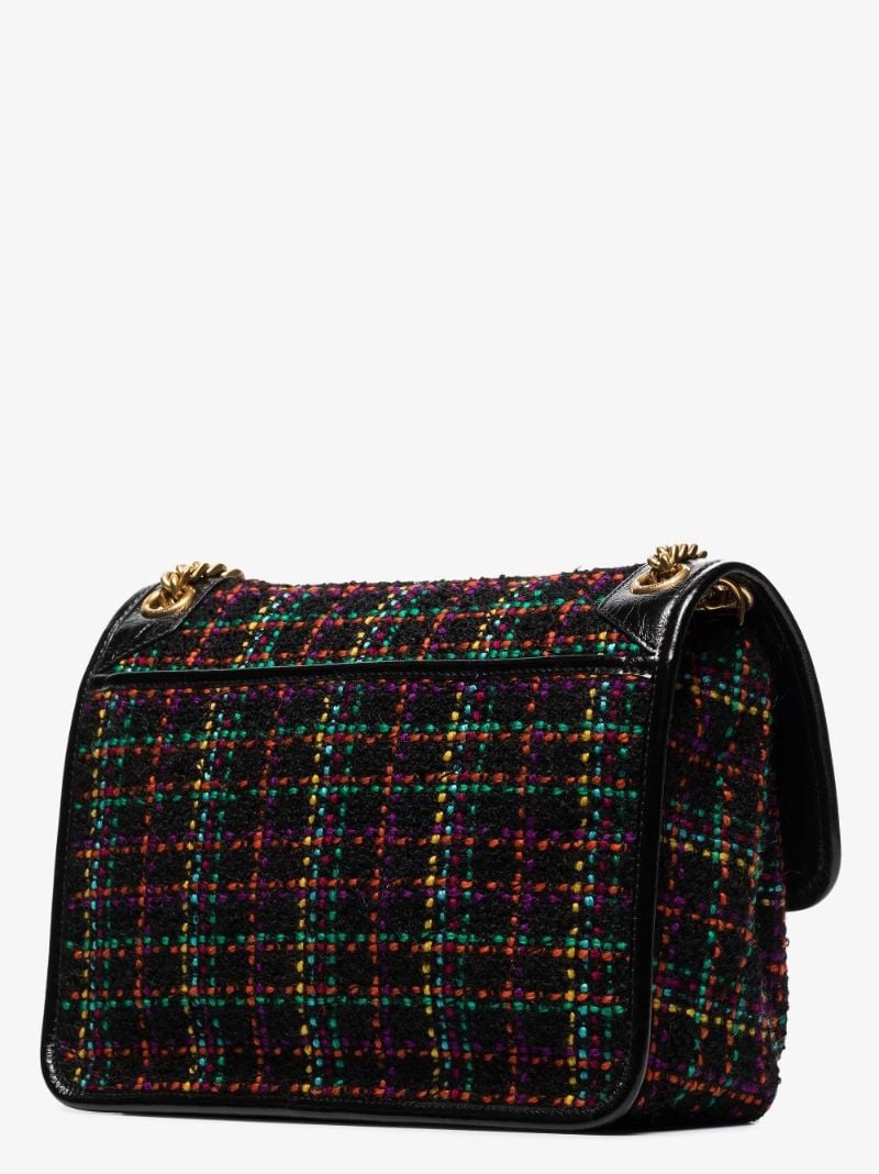 Multicoloured Niki Tweed Shoulder Bag