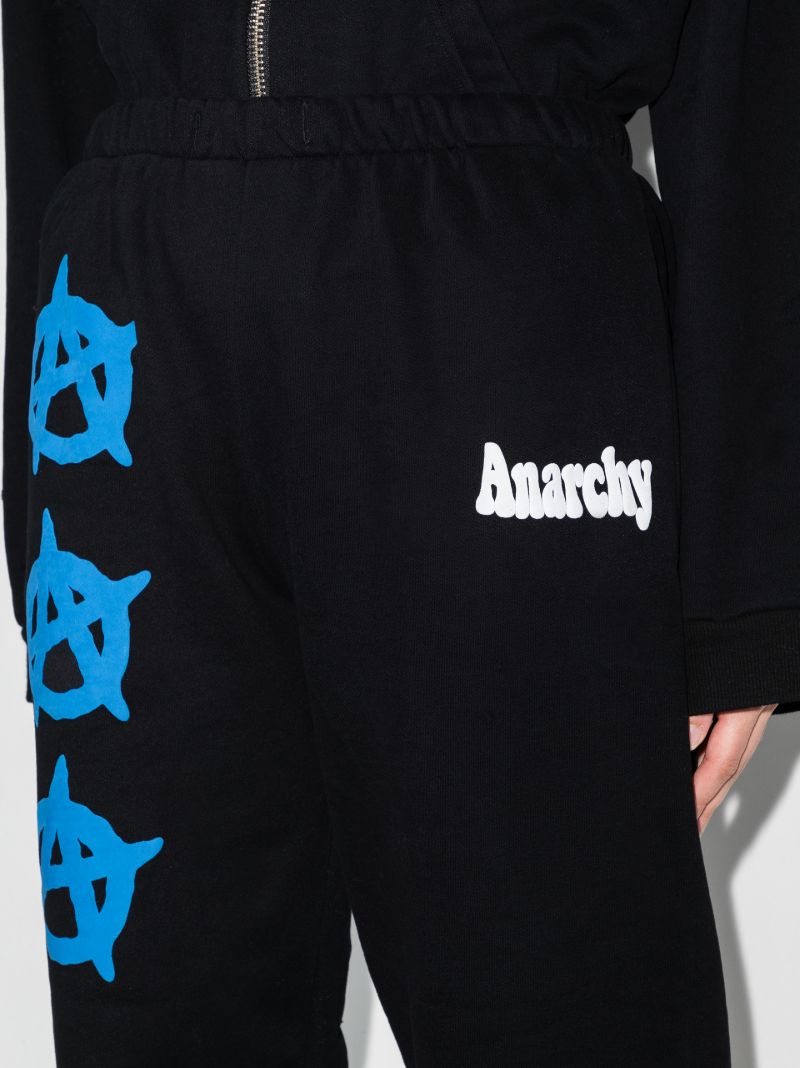 Anarchy Print Track Pants