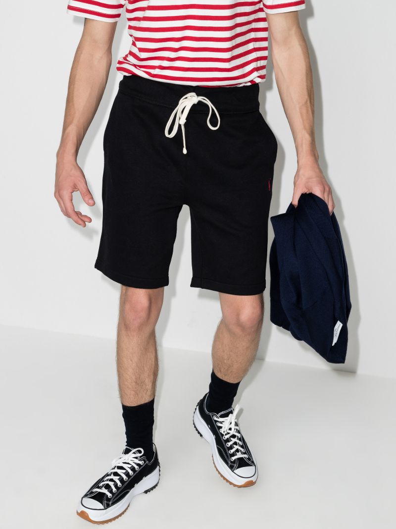 Embroidered Logo Track Shorts