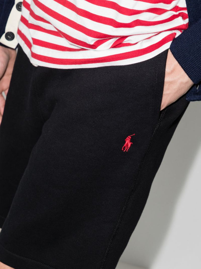Embroidered Logo Track Shorts