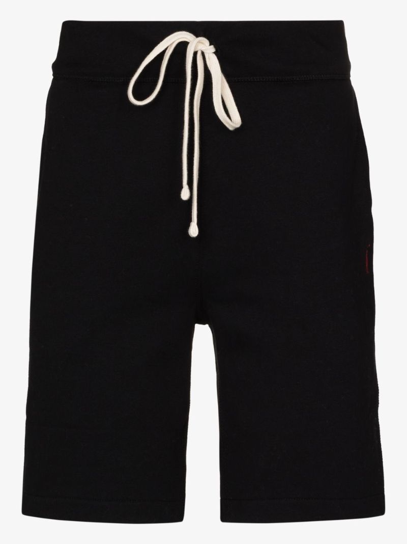 Embroidered Logo Track Shorts