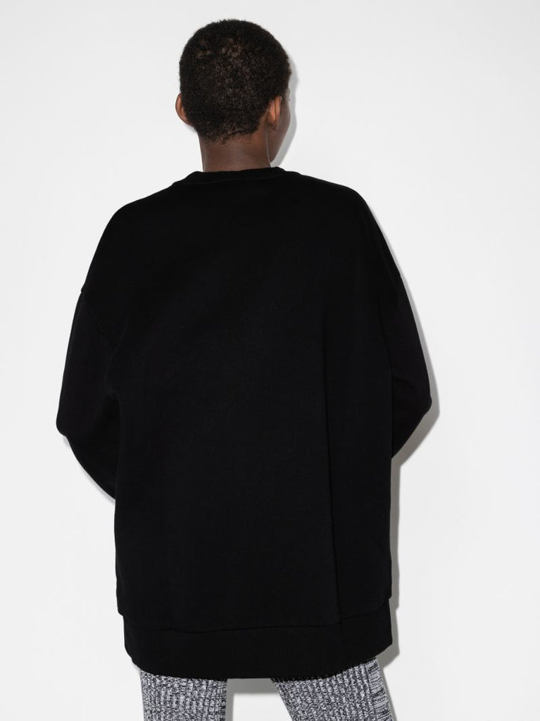 Rave Print Cotton Sweatshirt