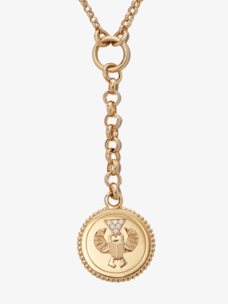 14k Yellow Gold Protection Diamond Bracelet