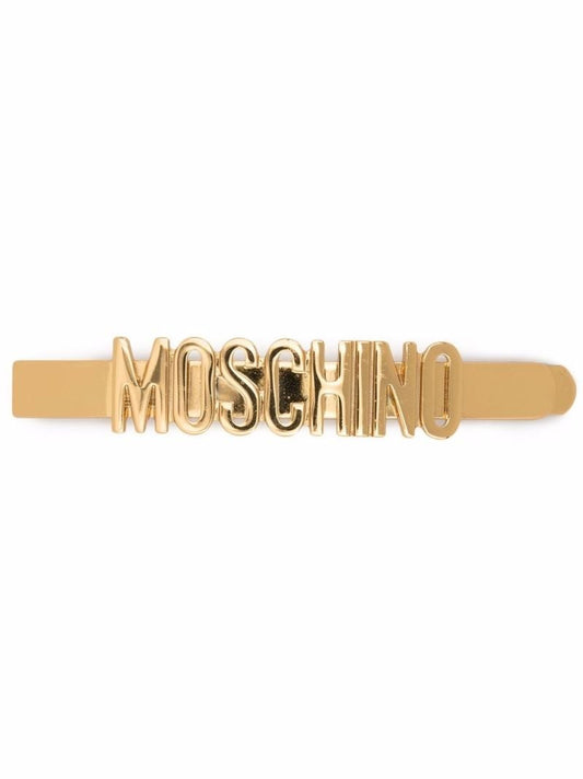 Gold-tone Logo Hair Slide