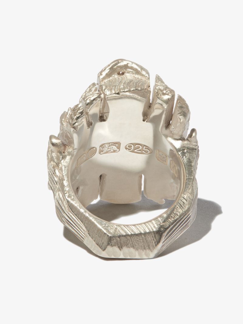 Sterling Silver Deconstructed Portrait Ring