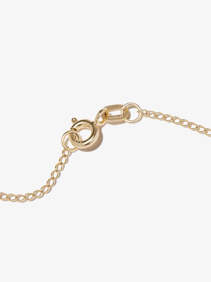 9k Yellow Gold the Rose Sapphire Necklace