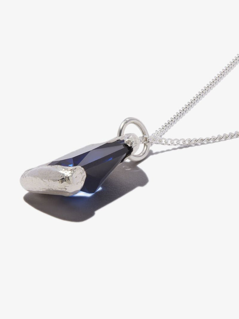 Sterling Silver the Rose Sapphire Necklace