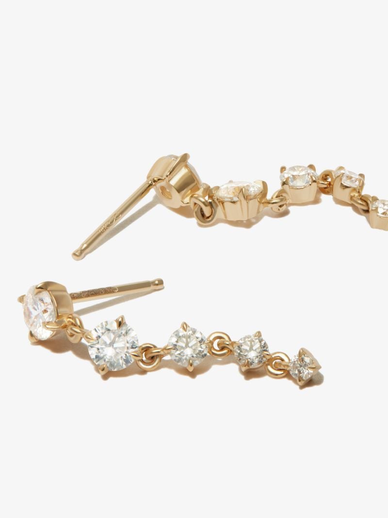 18k Yellow Gold Ã_x0083_â_x0080_°clat Diamond Drop Earrings