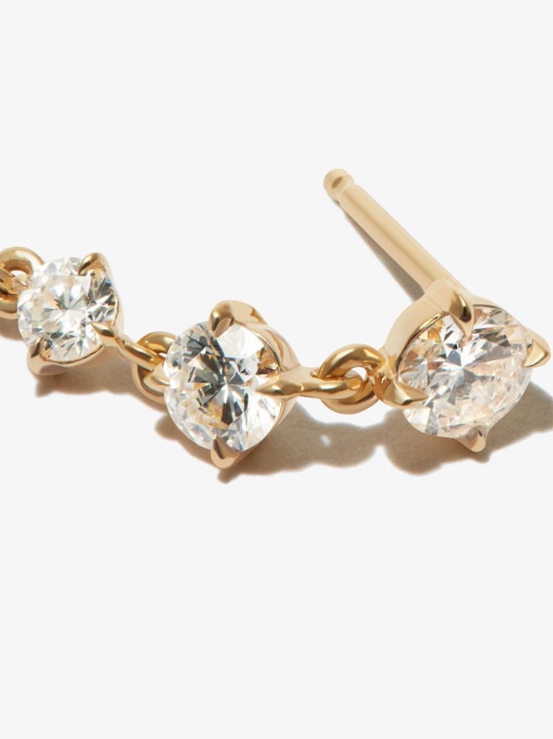 18k Yellow Gold Ã_x0083_â_x0080_°clat Diamond Drop Earrings