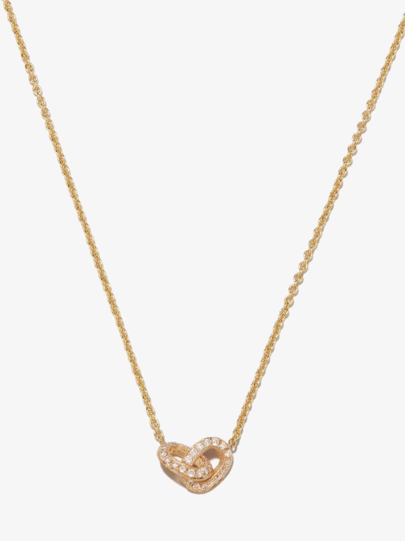 18k Yellow Gold Xs Links Diamond Necklace