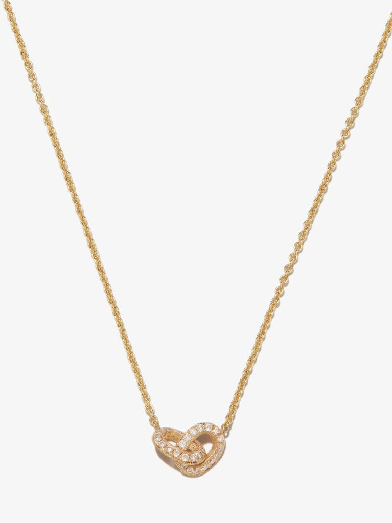 18k Yellow Gold Xs Links Diamond Necklace