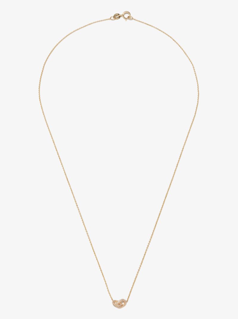 18k Yellow Gold Xs Links Diamond Necklace