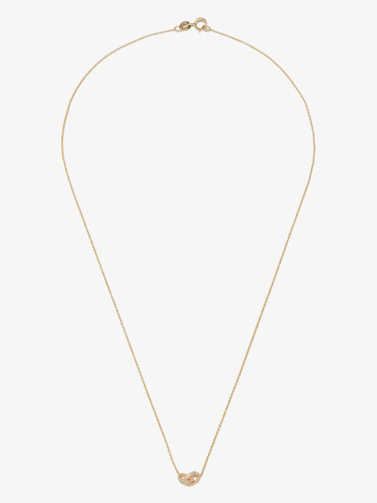 18k Yellow Gold Xs Links Diamond Necklace