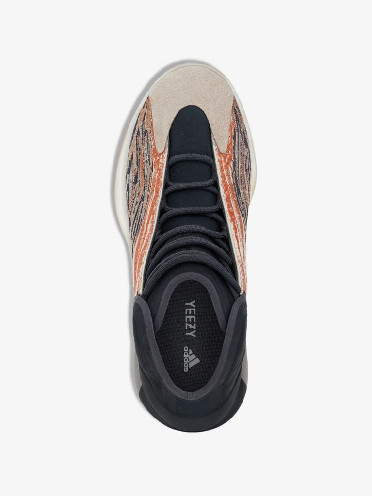 Black and Orange Qntm Flash Orange Sneakers
