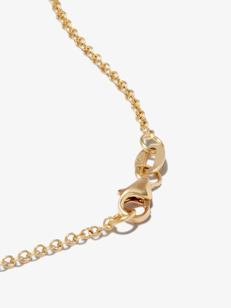 18k Yellow Gold Graduated Diamond Necklace