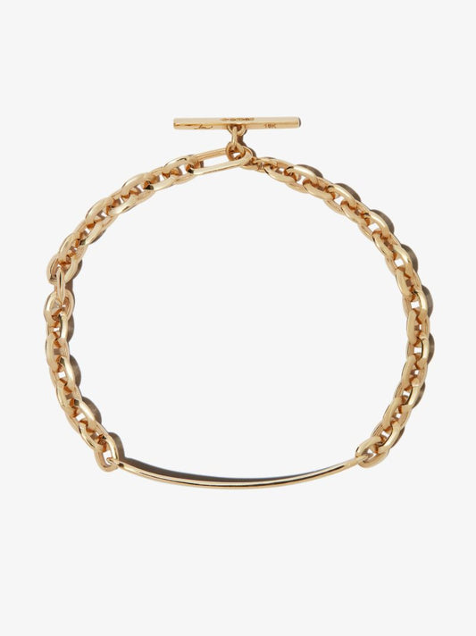 18k Yellow Gold Petite Id Chain Bracelet