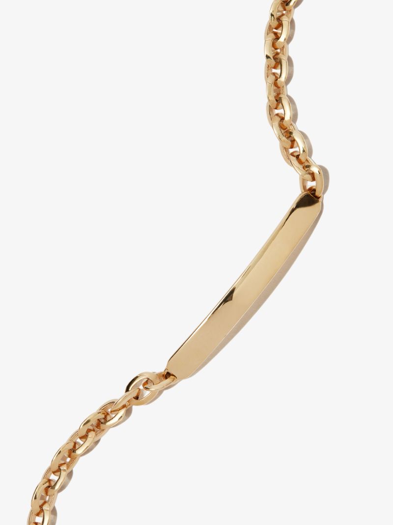 18k Yellow Gold Petite Id Chain Bracelet