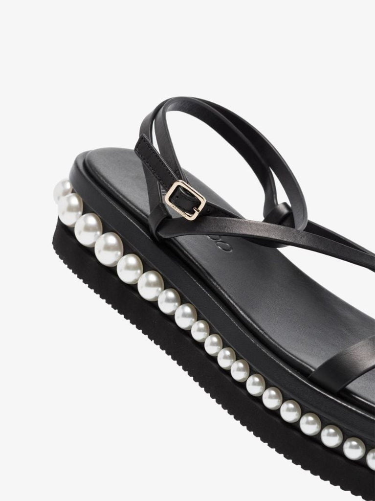 Black Pine 25 Leather Flatform Sandals