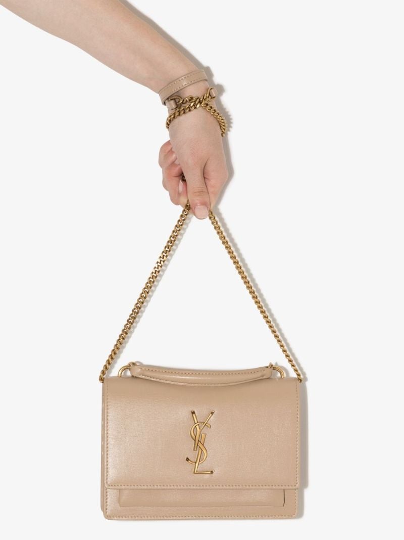 Neutral Sunset Leather Mini Bag
