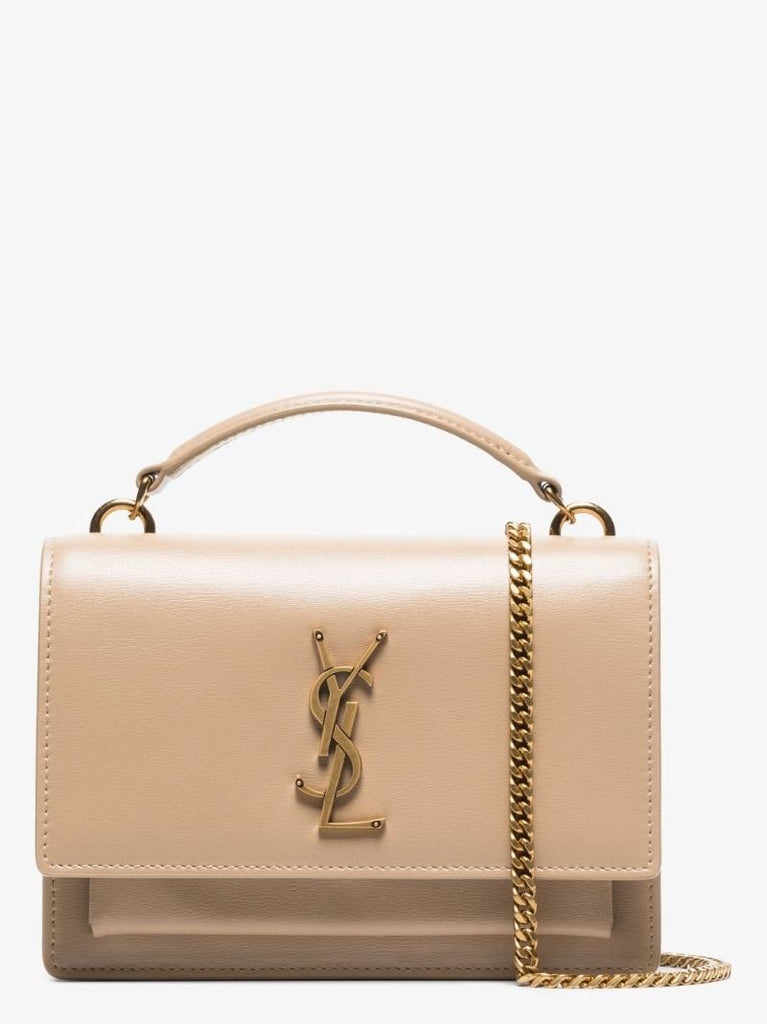 Neutral Sunset Leather Mini Bag