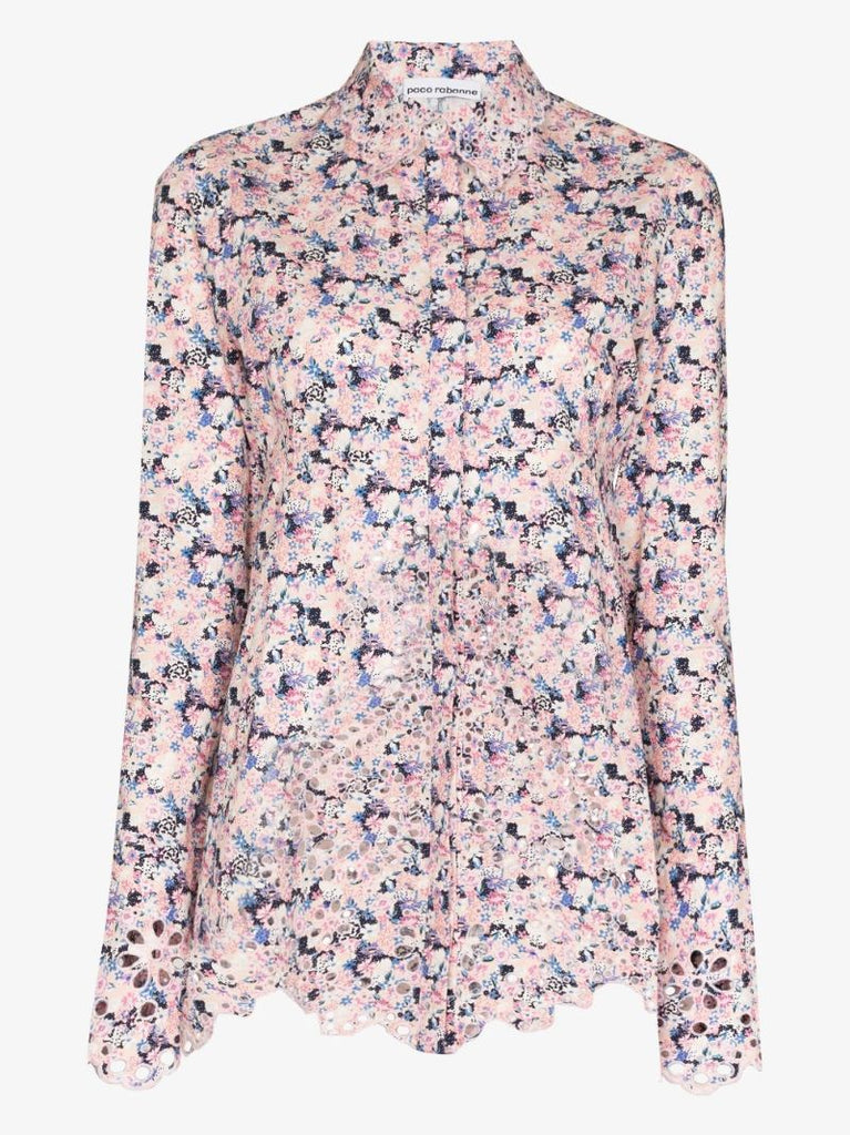 Floral Broderie Anglaise Shirt