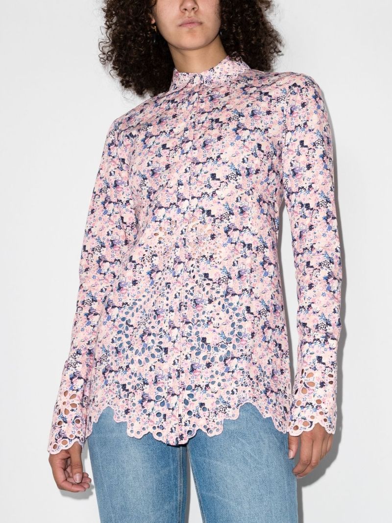 Floral Broderie Anglaise Shirt