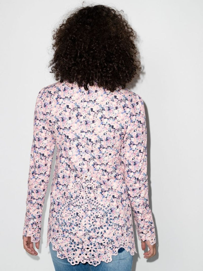 Floral Broderie Anglaise Shirt