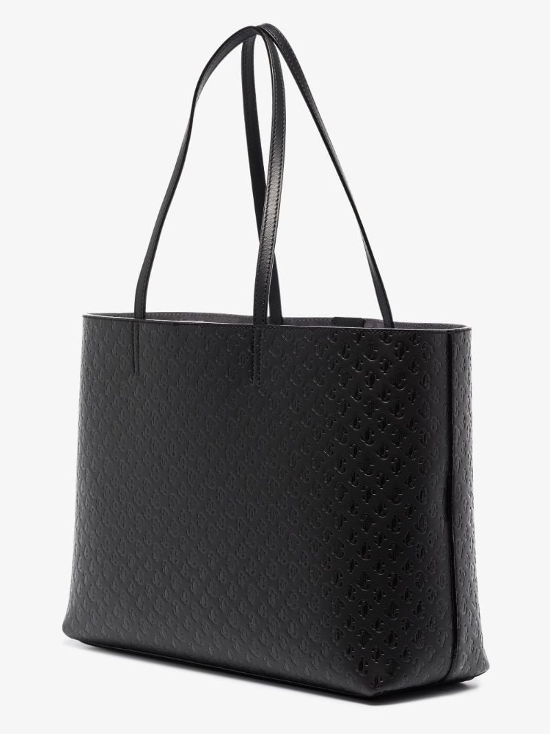 Black Nine 2 Five Embossed Leather Tote Bag