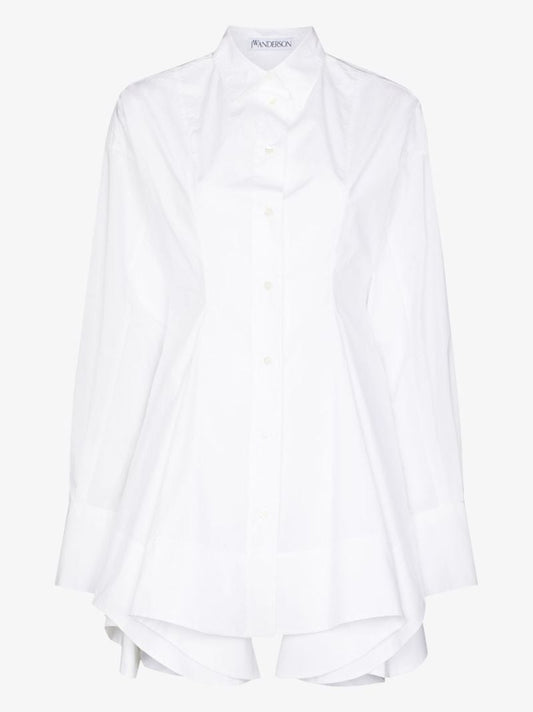 Fitted Waist Flared Shirt