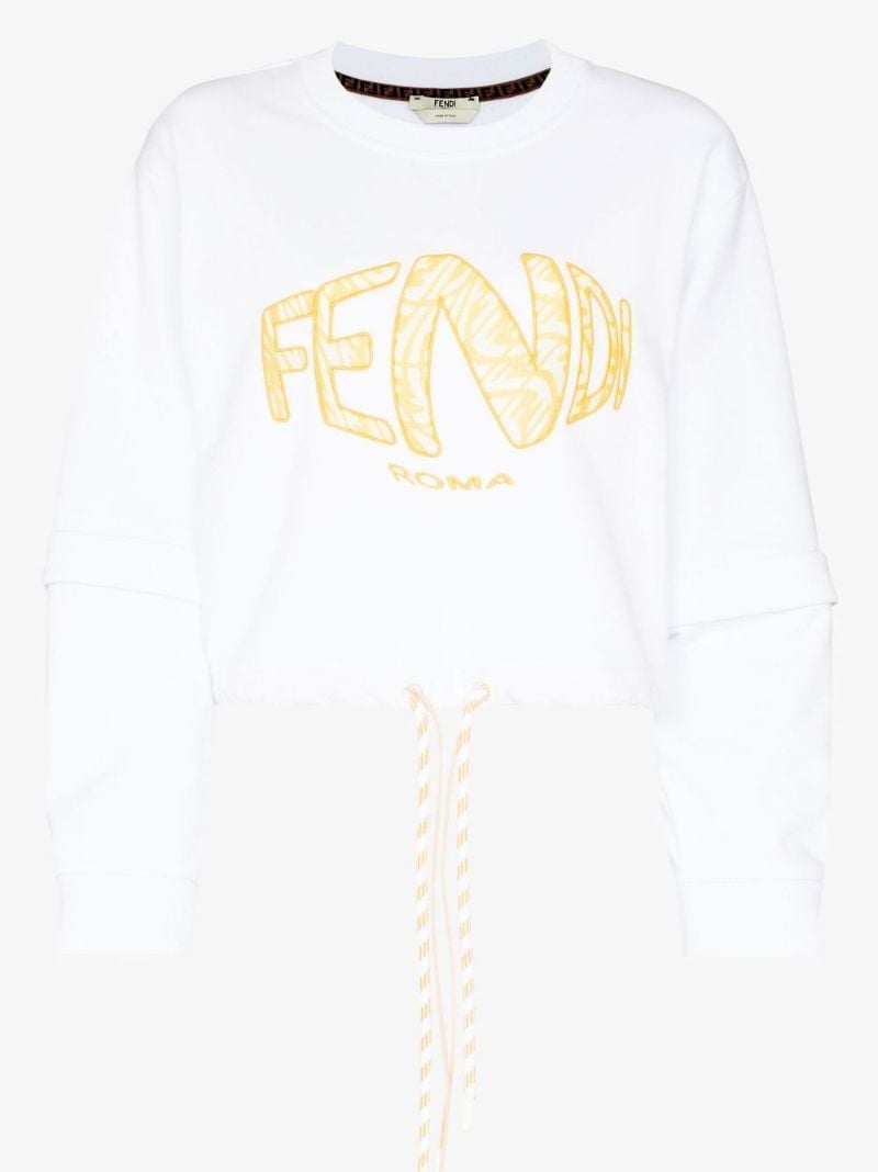 Fisheye Logo Detachable Sleeve Sweatshirt