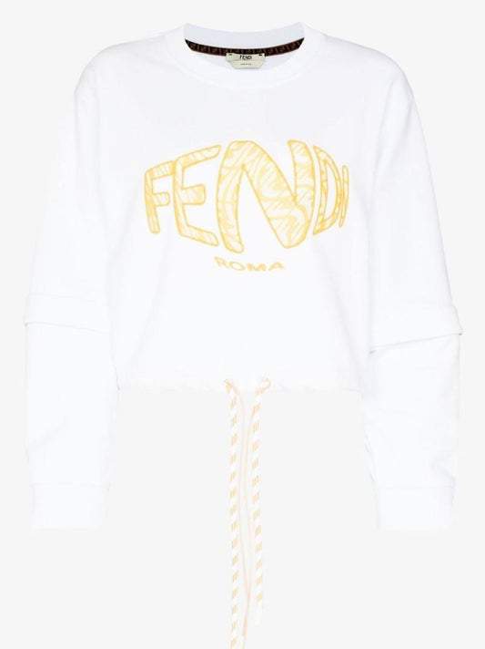 Fisheye Logo Detachable Sleeve Sweatshirt