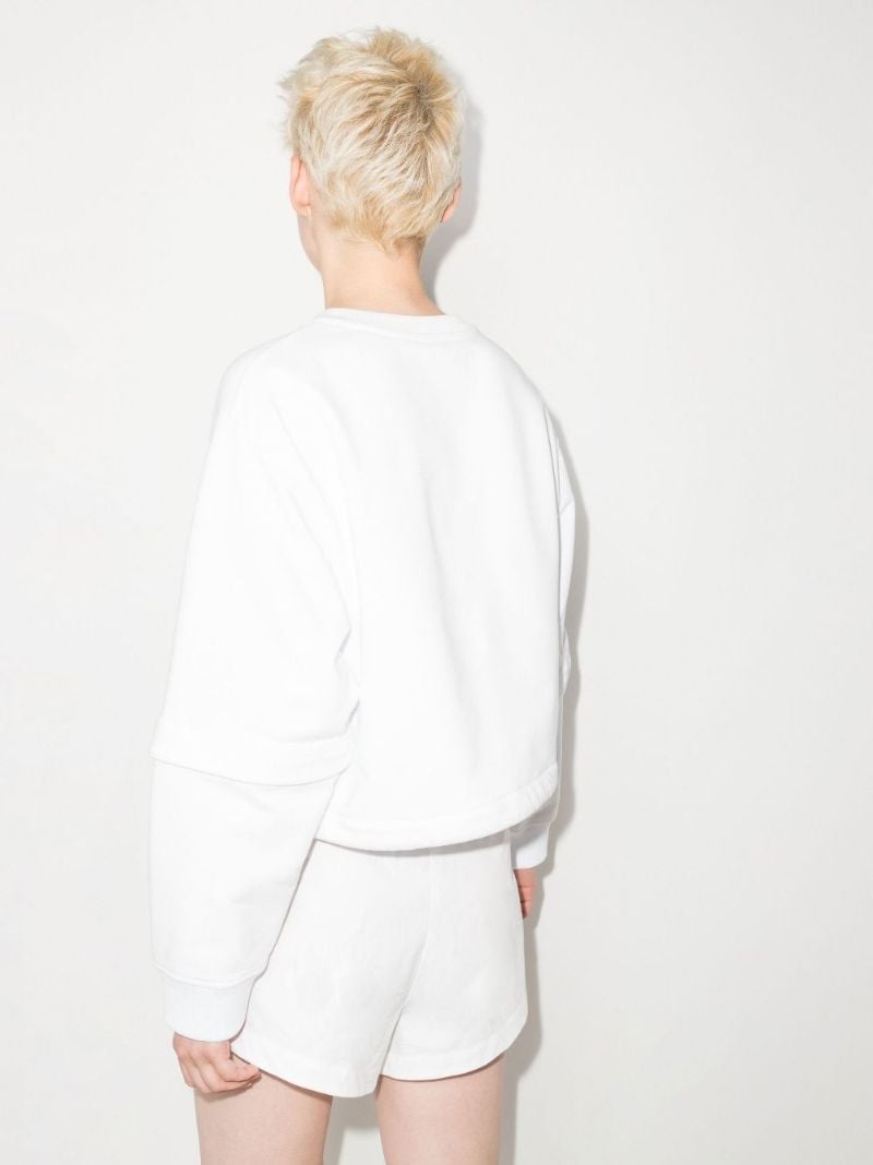 Fisheye Logo Detachable Sleeve Sweatshirt