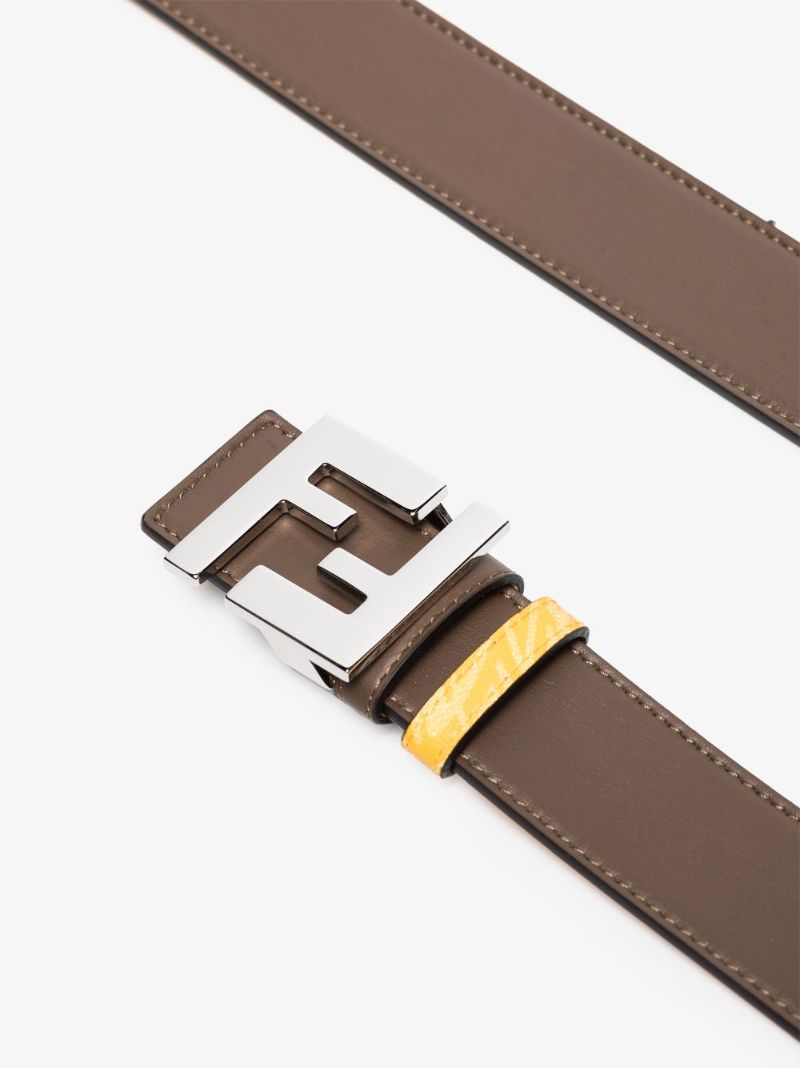 Brown Reversible Leather Belt