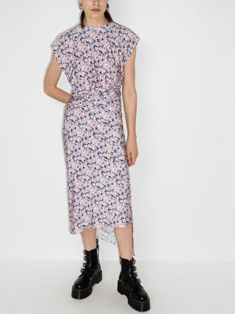 Floral Gathered Dress