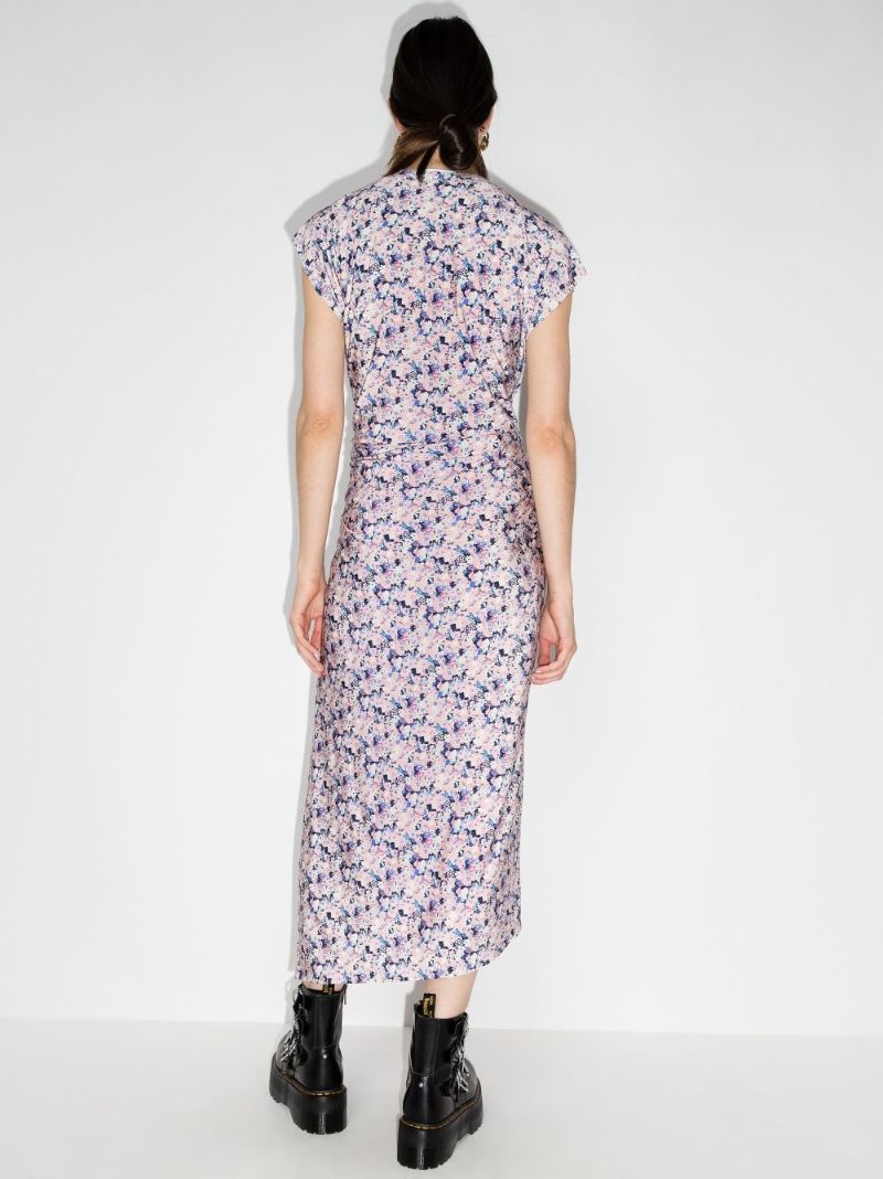 Floral Gathered Dress