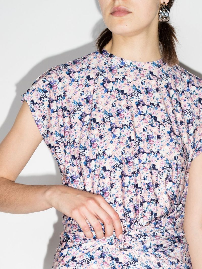 Floral Gathered Dress