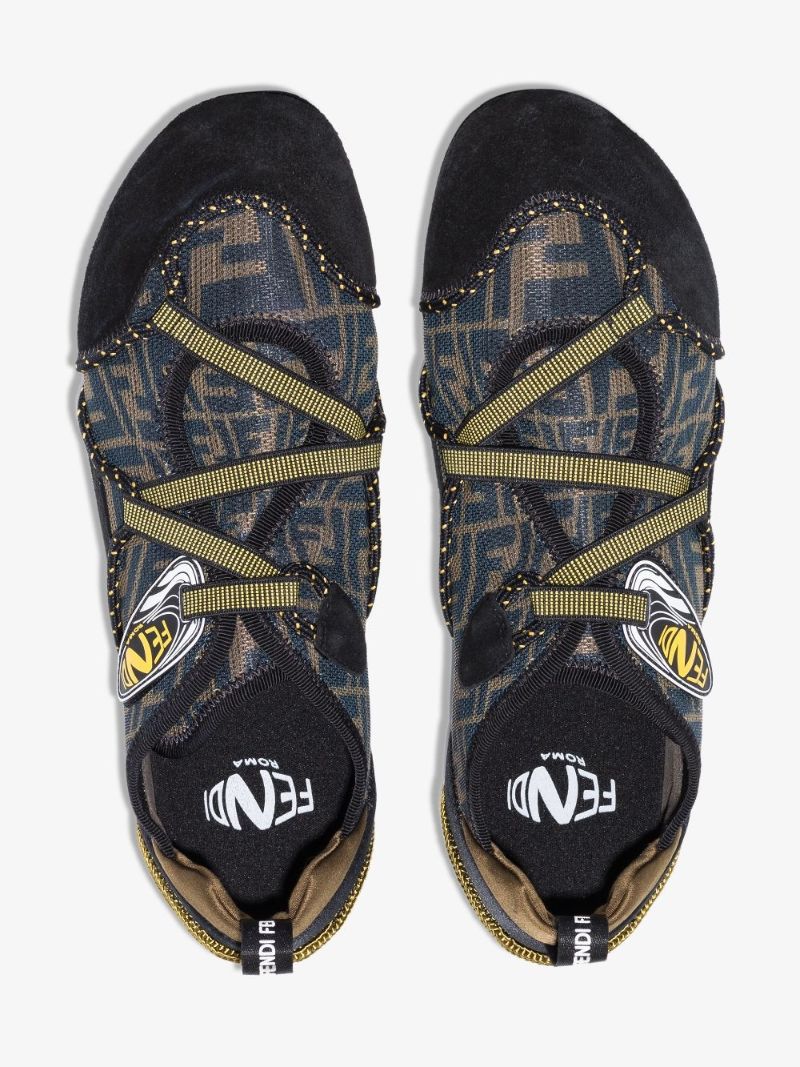 Brown Flex Slip-on Sneakers