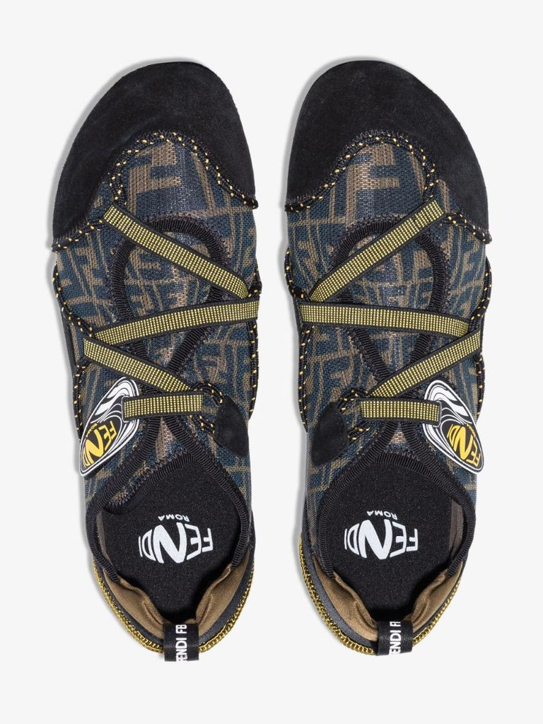 Brown Flex Slip-on Sneakers