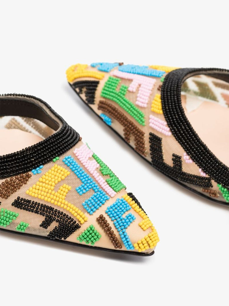 Multicoloured ColibrÃ_x0083_Â¬ 85 Slingback Pumps