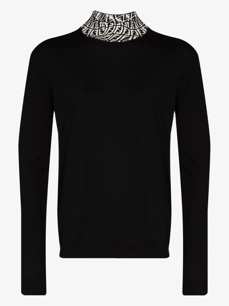 Lupetto Ff Vertigo Trim Sweater