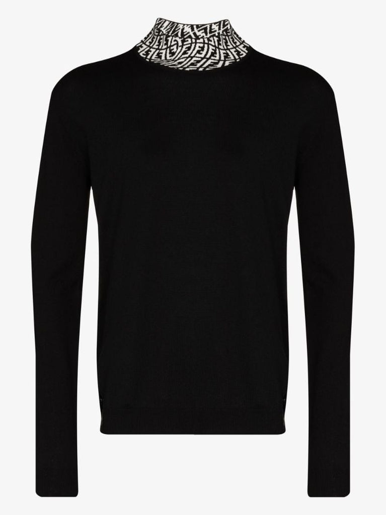 Lupetto Ff Vertigo Trim Sweater