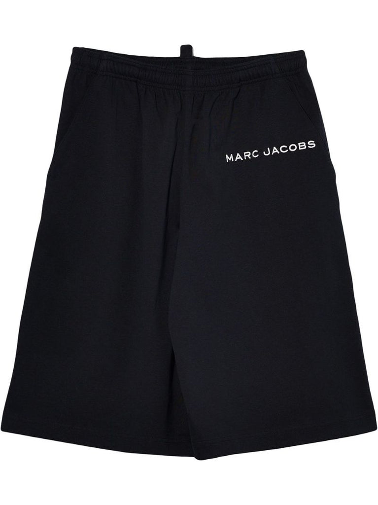 Black the T-short Knee-length Shorts