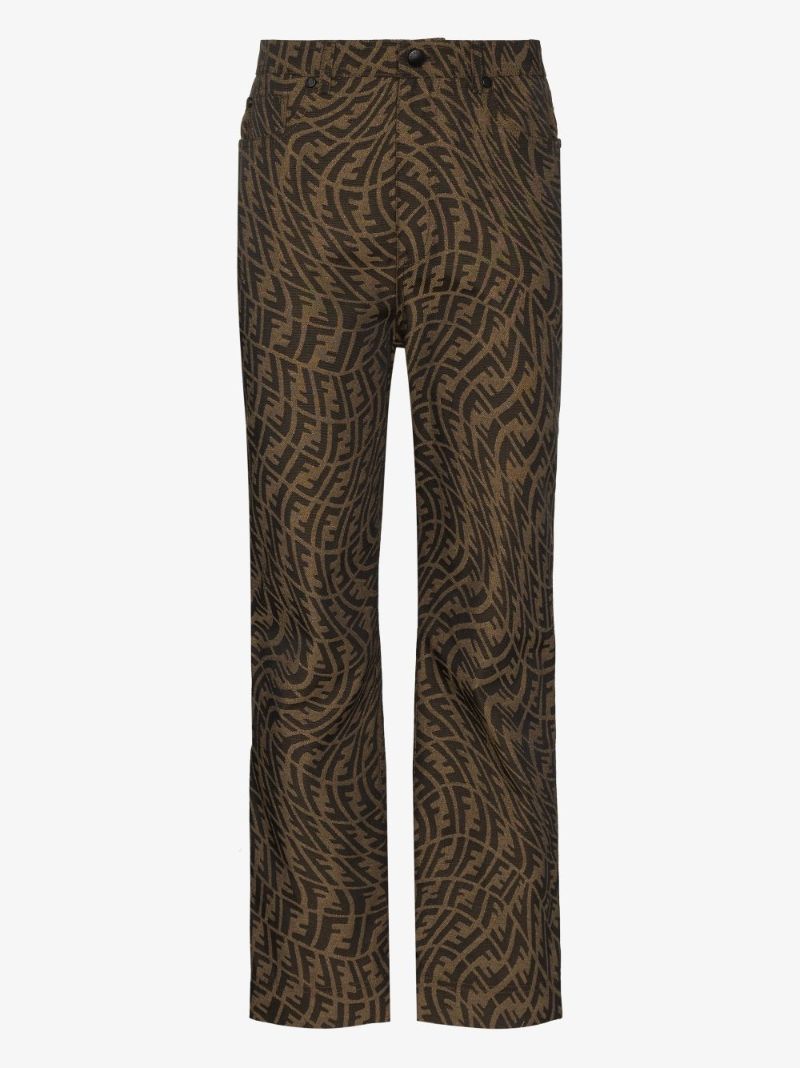 Ff Vertigo Print Straight Leg Jeans