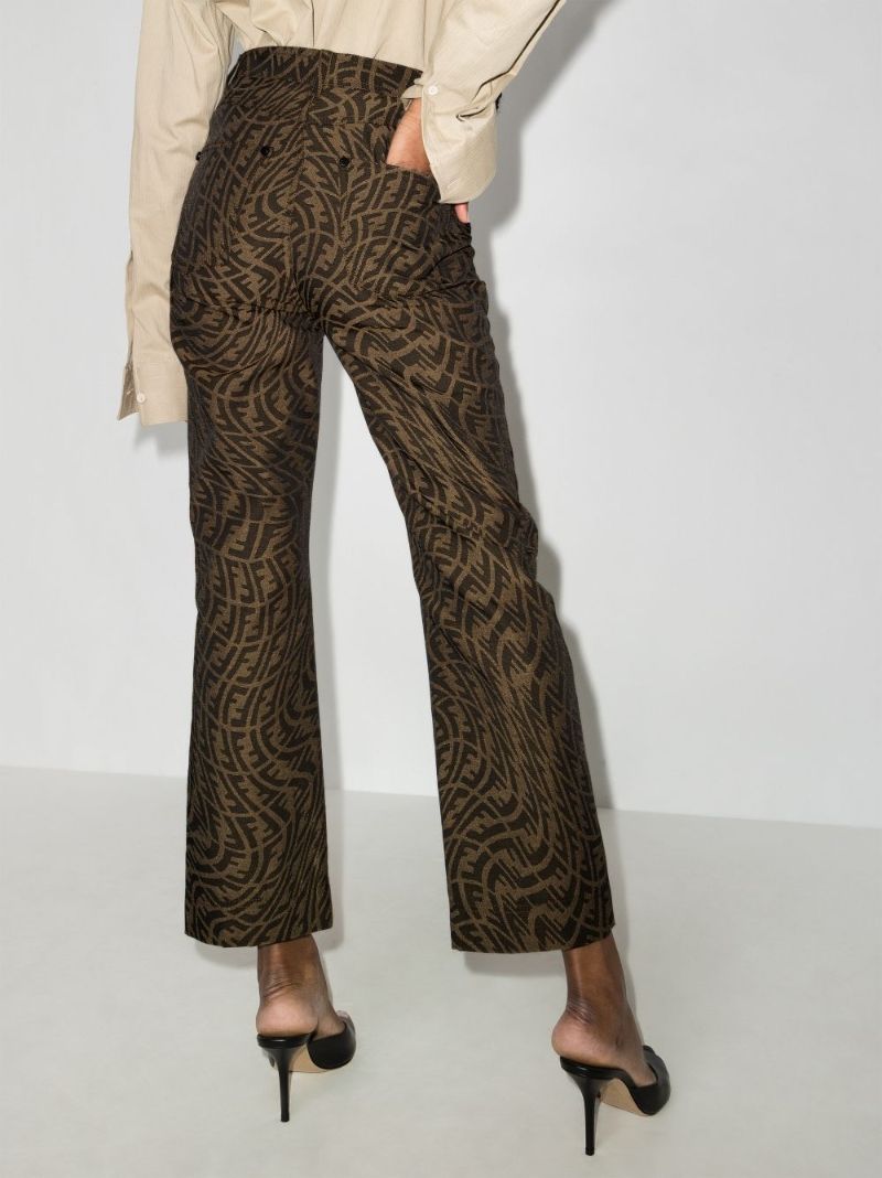 Ff Vertigo Print Straight Leg Jeans