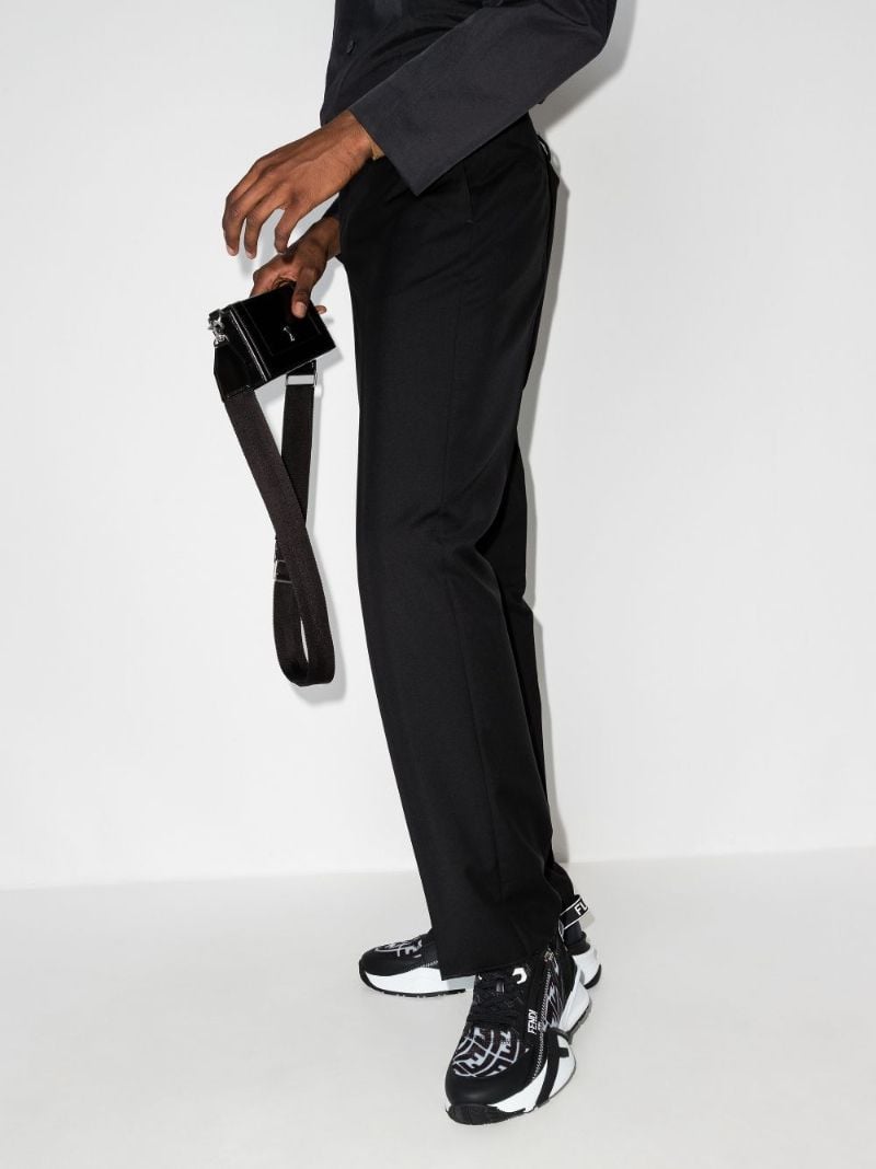 Black Flow Panelled Sneakers