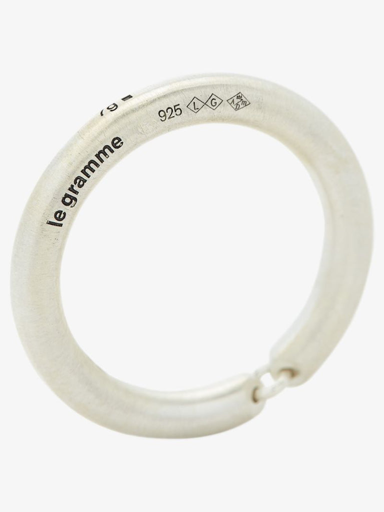 Sterling Silver La 7g Segment Brushed Ring